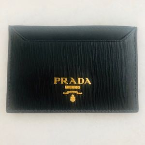Prada credit card wallet/holder